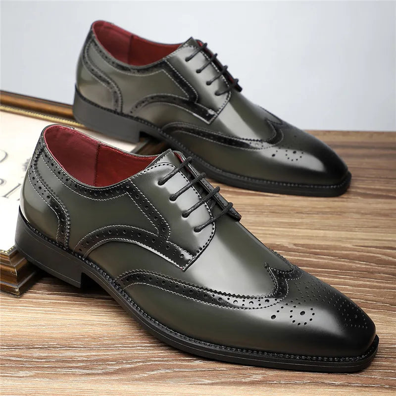 Men's White Oxford Shoes