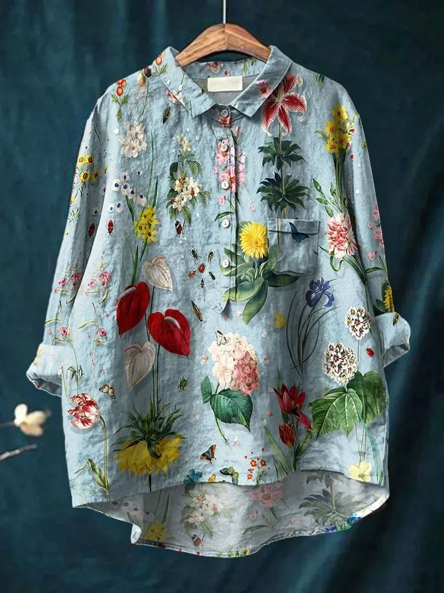 Women's Floral Relaxed Fit Shirt