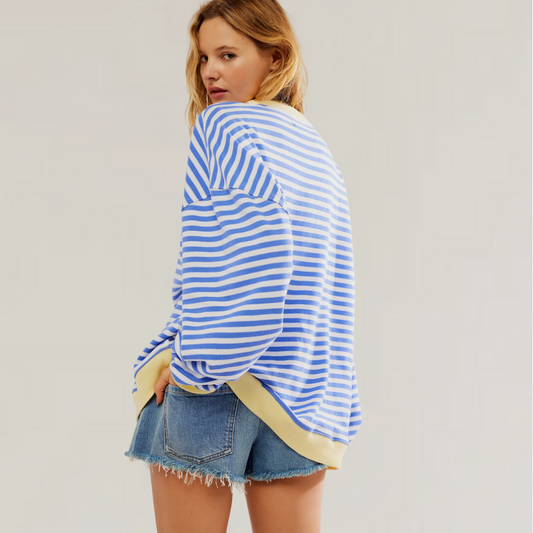 Women's Striped Knitted Jumper view 2