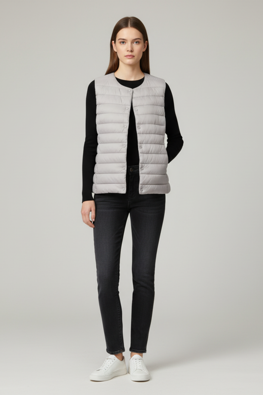 Women's Gilet in Grey