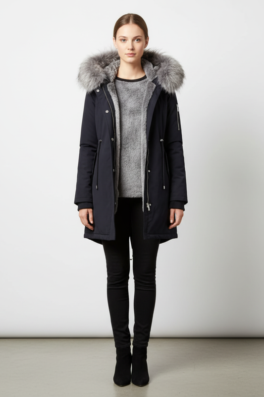 Women's Black Winter Coat
