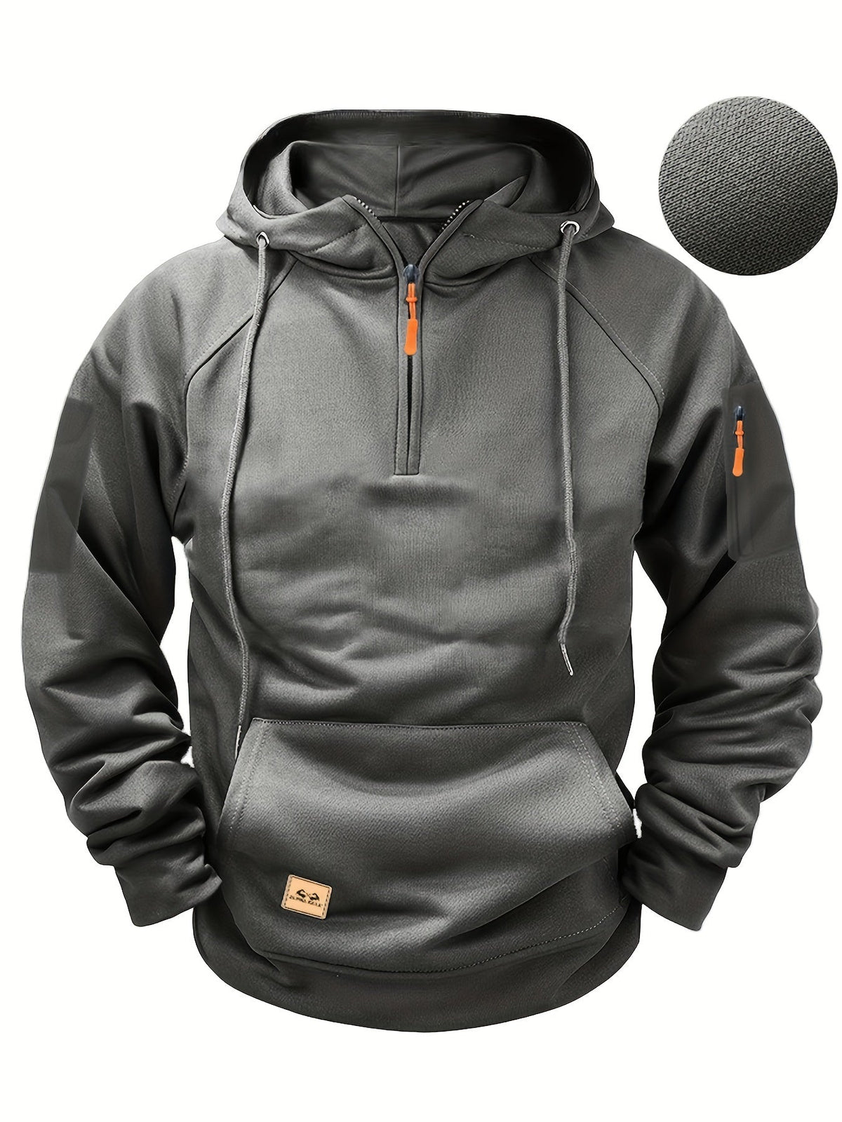 Men's Knitted Casual Hoodie view 8
