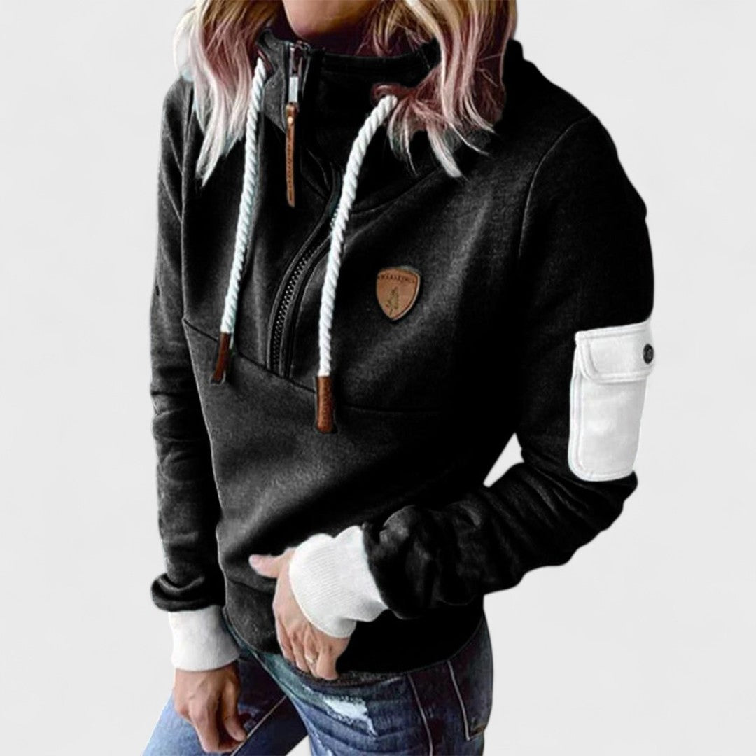Women's Draped Hoodie view 9