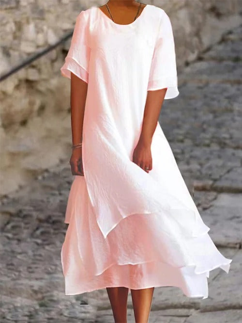 Women's Draped Midi Dress view 2