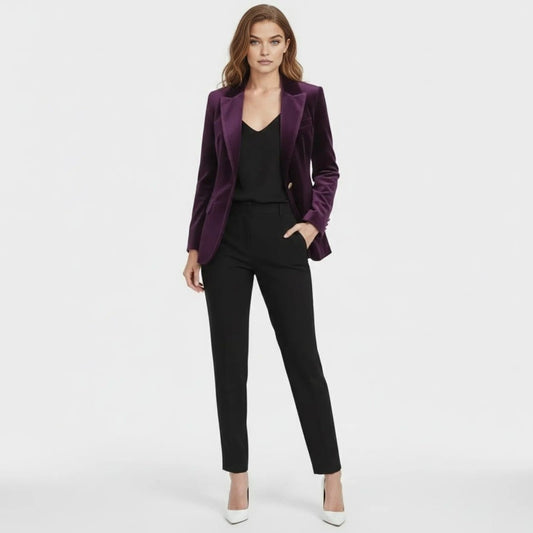 Women's Black Gold Tailored Blazer