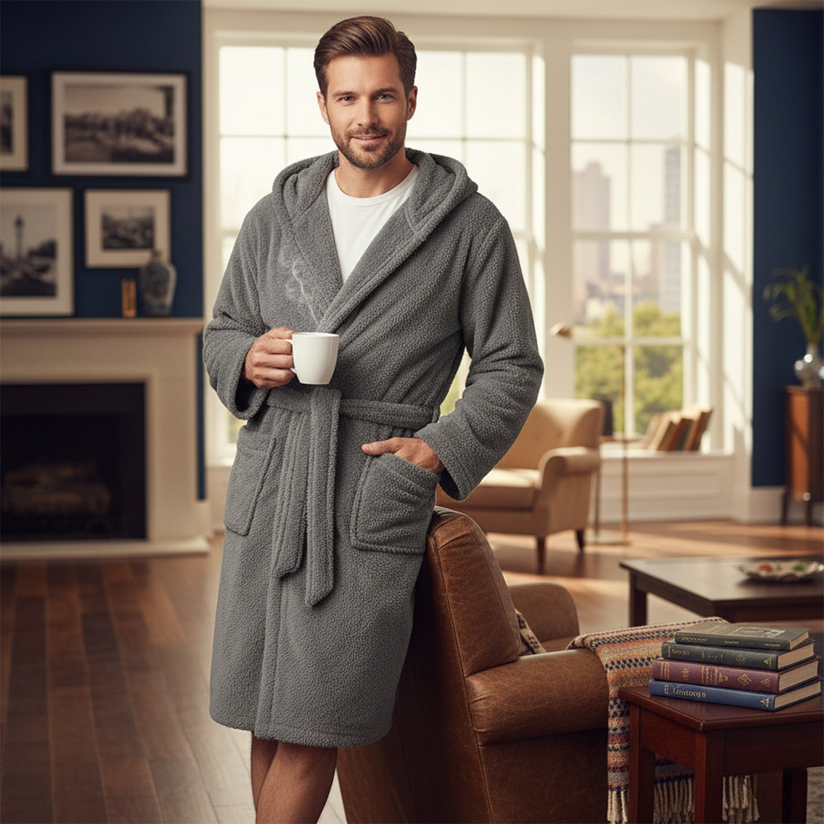 Men's Gray Hoodie