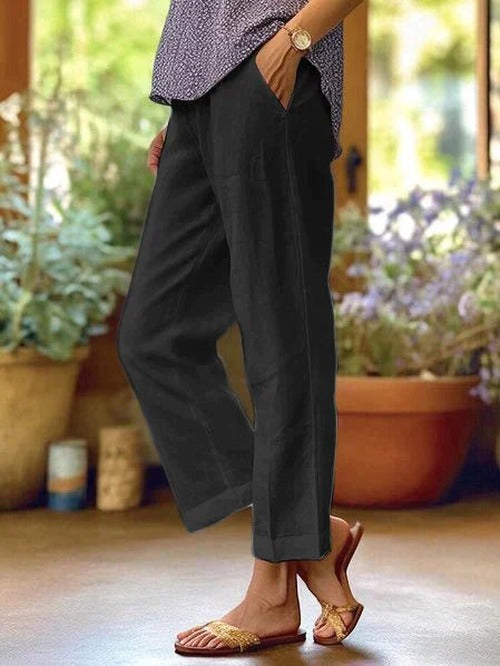 Women's Lightweight Trousers in Black