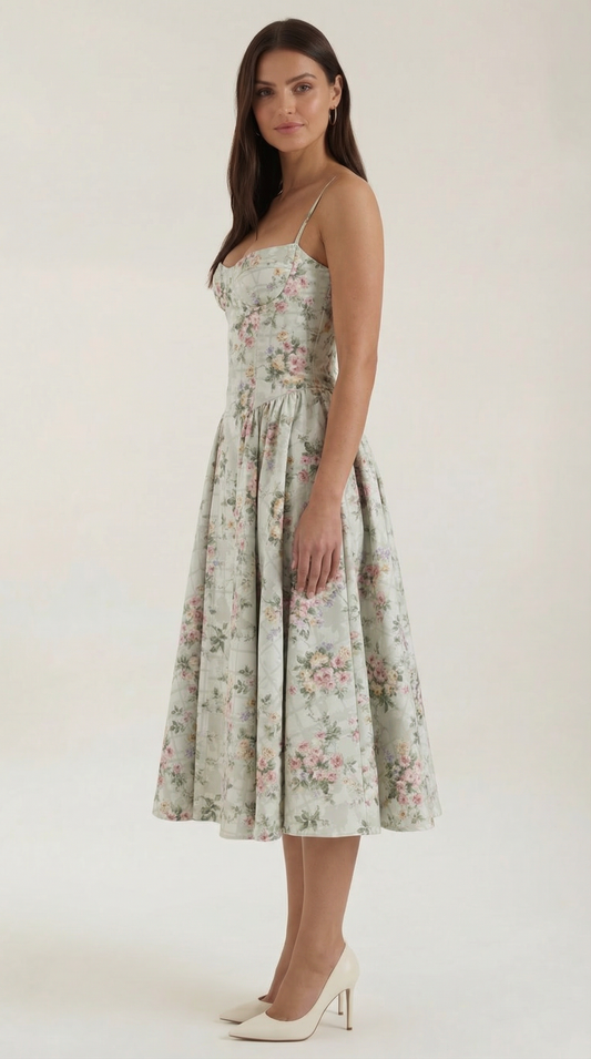 Women's Floral Wedding Guest Dress