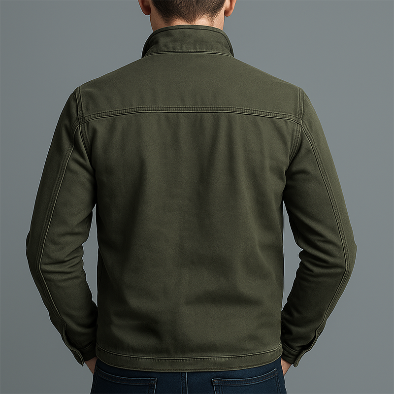 Men's High Neck Bomber Jacket