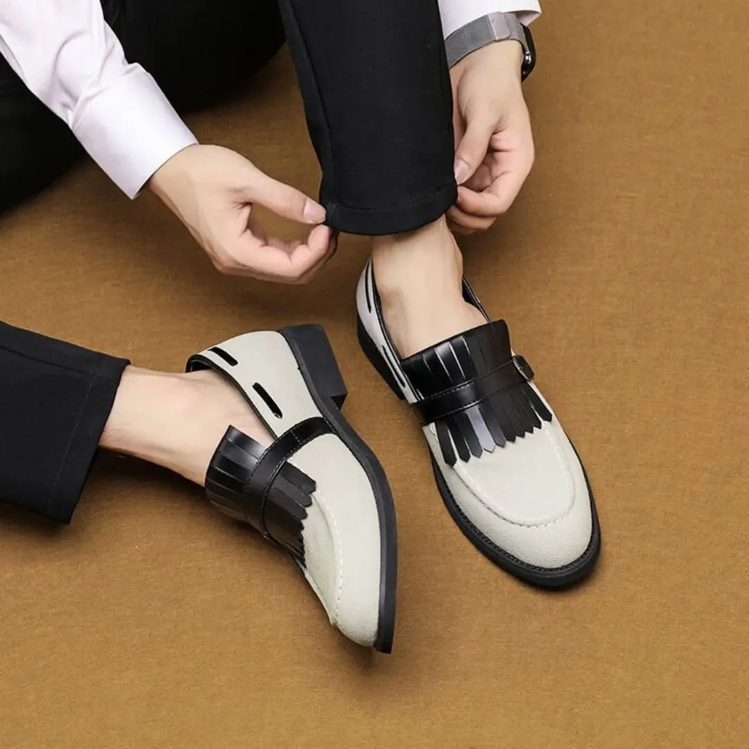 Men's Olive Green Loafers