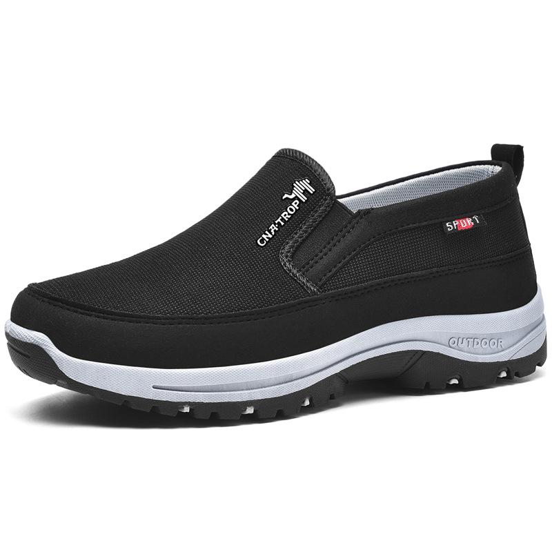 Men's Non Slip Walking Shoes in Black