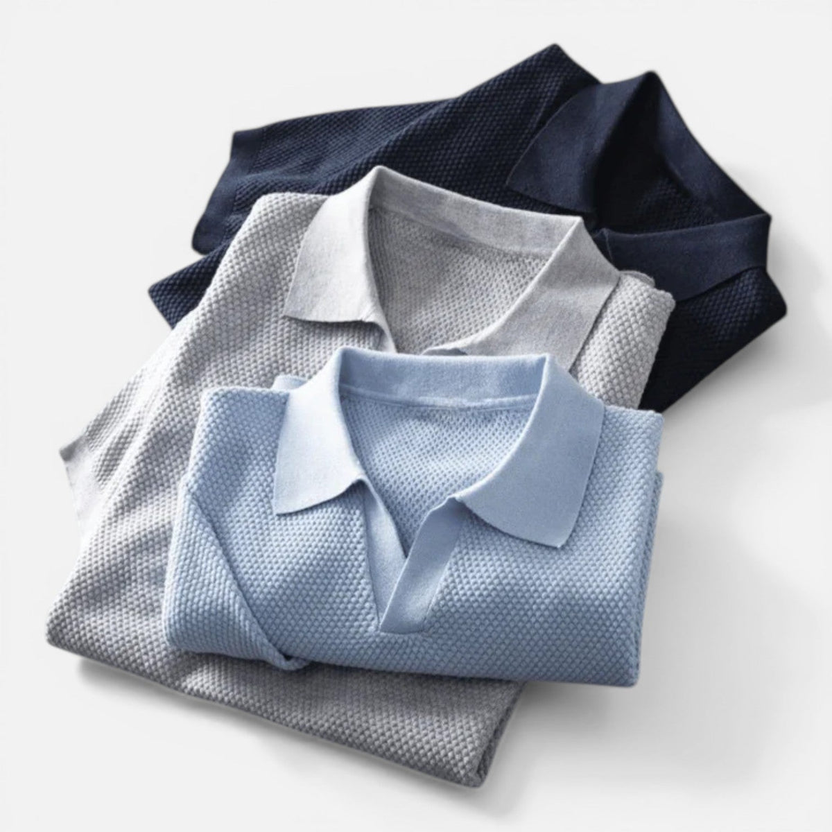 Men's Gray Slim Fit Polo Shirt