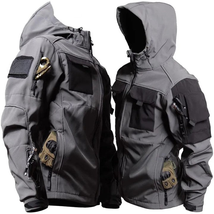 Men's Waterproof Winter Coat in Grey
