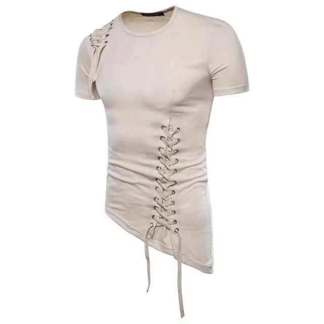 Men's Dark Grey Shirt in Beige