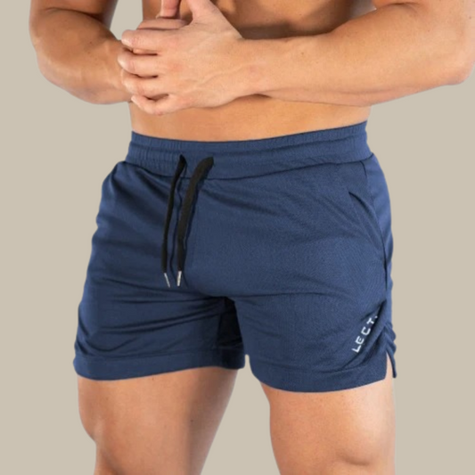 Men's Drawstring Quick Dry Swim Shorts in Blue