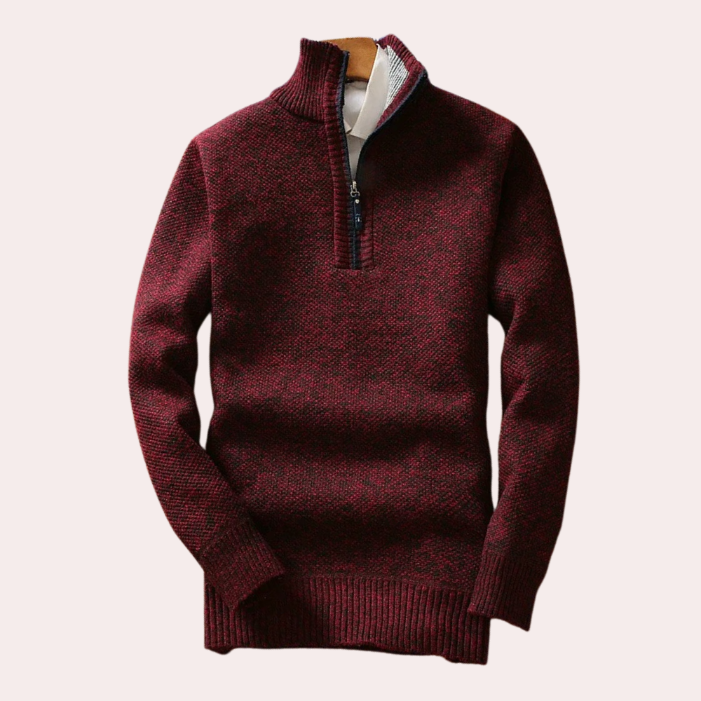 Men's Zip Up Comfort Jumper