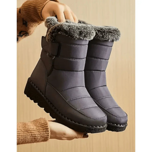Women's Fur Trim Padded Ankle Boots view 2