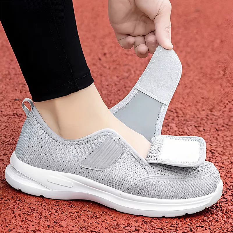 Women's Comfort Walking Shoes in Gray