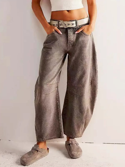 Women's Leopard Print Jeans view 7