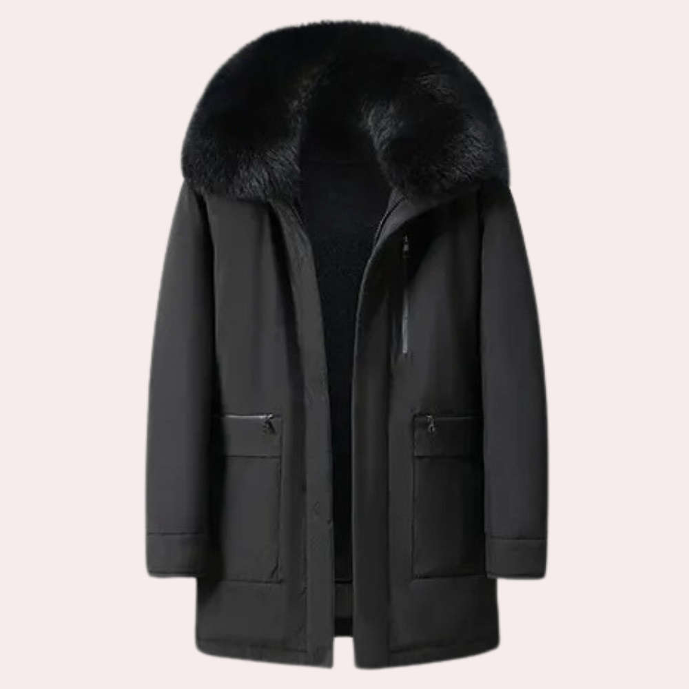 Men's Blue Comfort Winter Coat