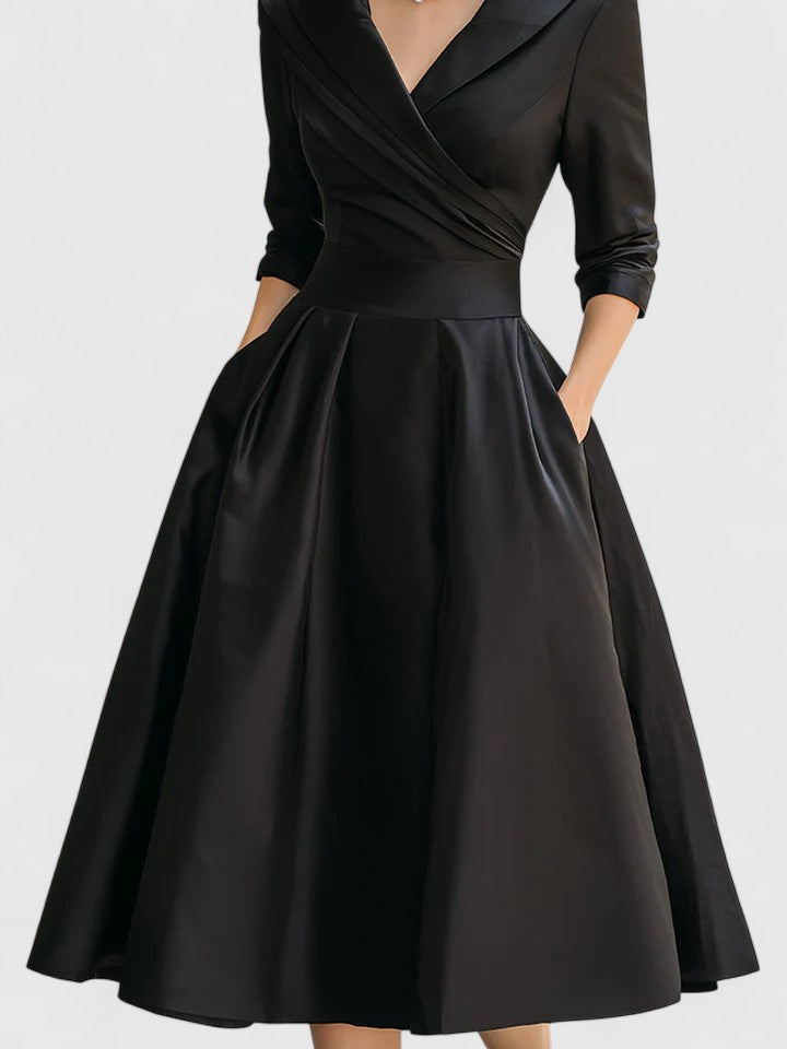 Women's Beige Midi Dress