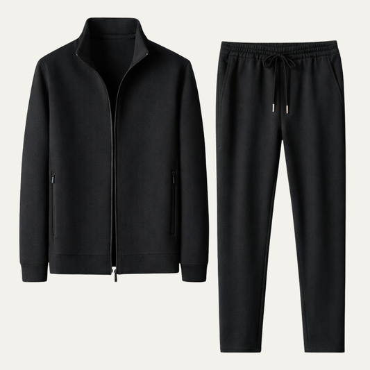 Men's Slim Fit Zip Up Tracksuit