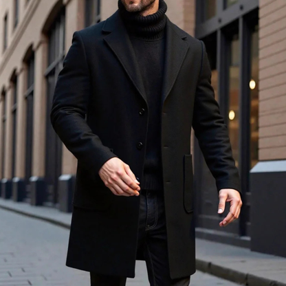 Men's Slim Fit Overcoat view 10