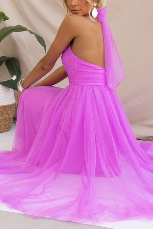 Women's Dark pink Maxi Dress