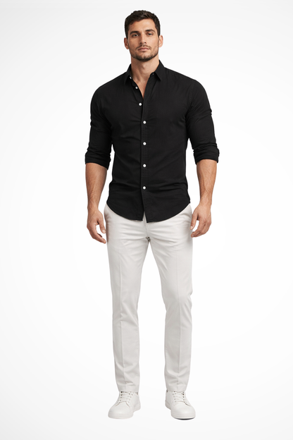 Men's Long Sleeve Relaxed Fit Shirt view 4