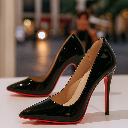 Women's Black Heels for Weddings and Parties in Black