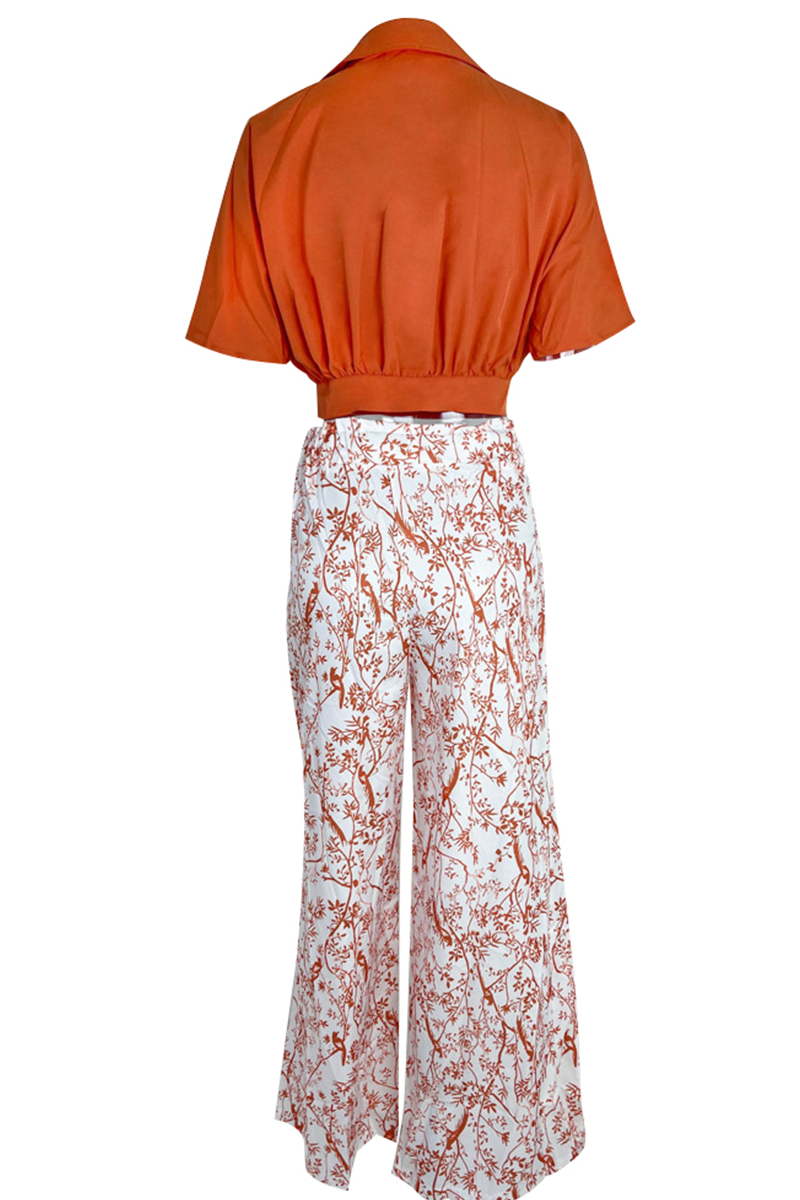 Women's Orange Trousers