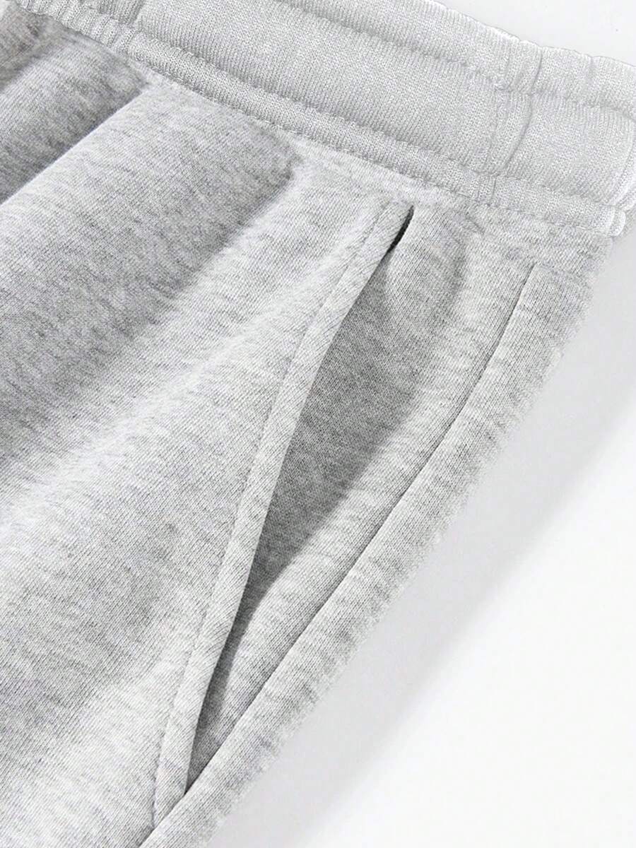 Men's Knitted Hooded Two Piece Set view 4