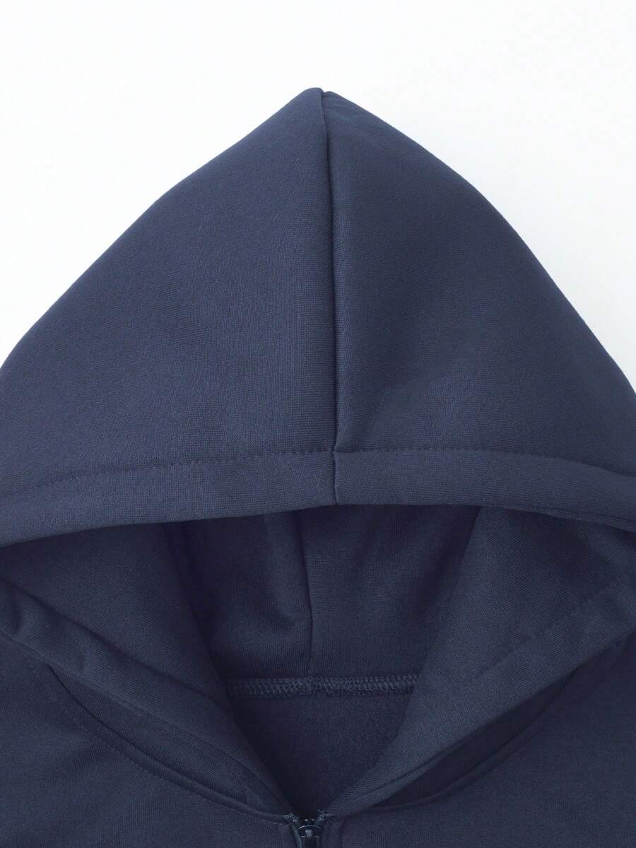 Men's Knitted Hooded Two Piece Set view 10