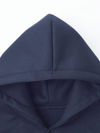 Men's Knitted Hooded Two Piece Set view 10