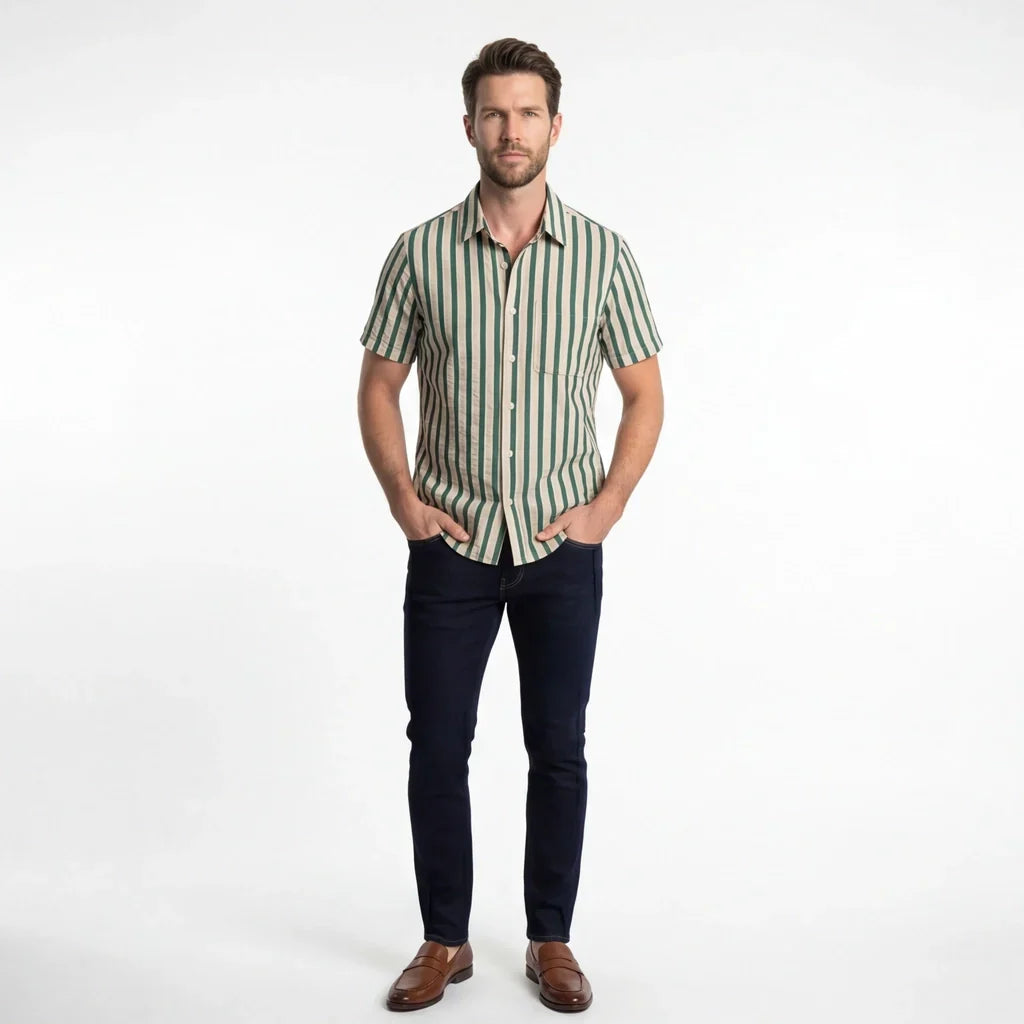 Men's Blue Lightweight Shirt
