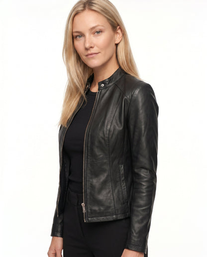 Women's Slim Fit Biker Jacket