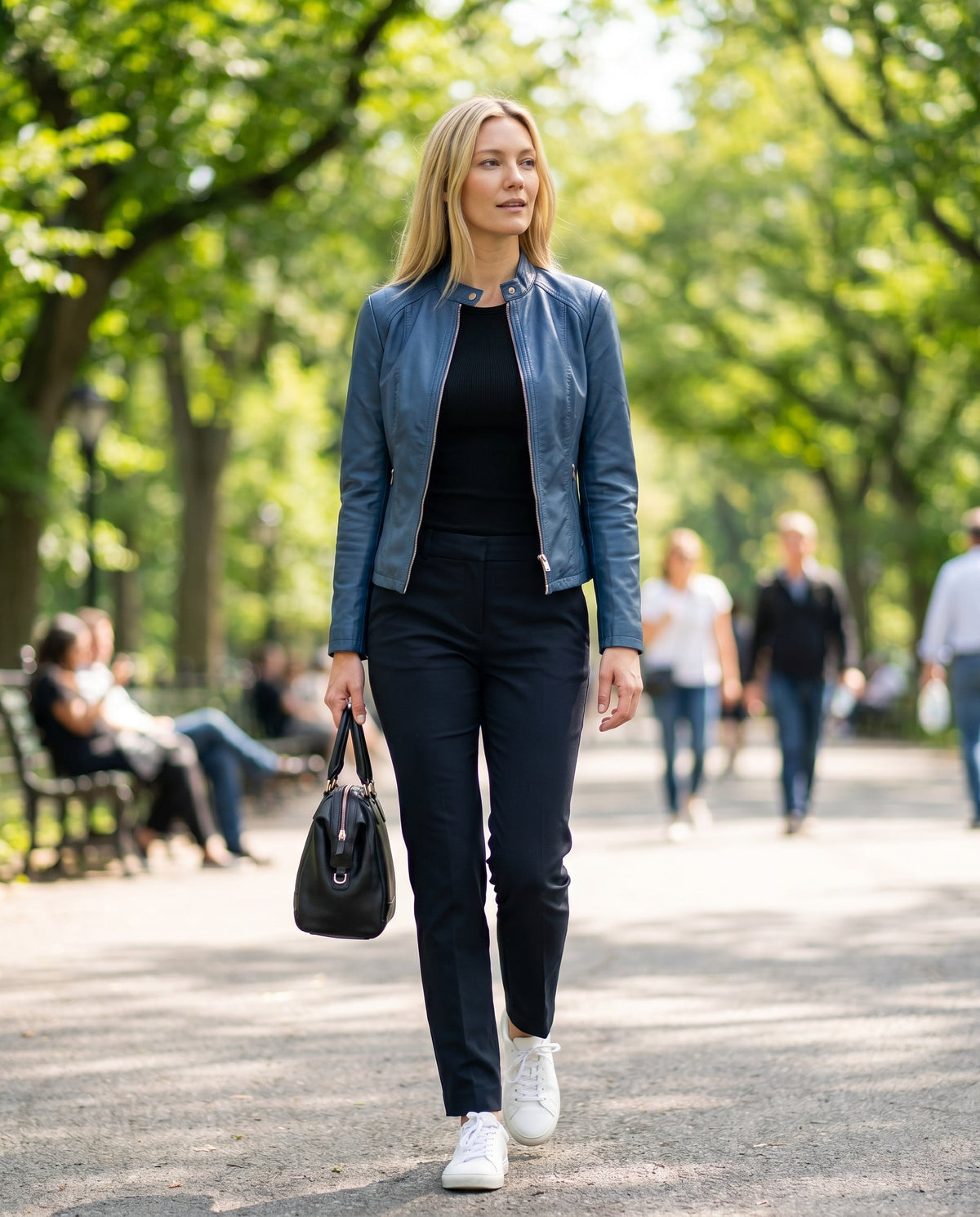 Women's Slim Fit Biker Jacket