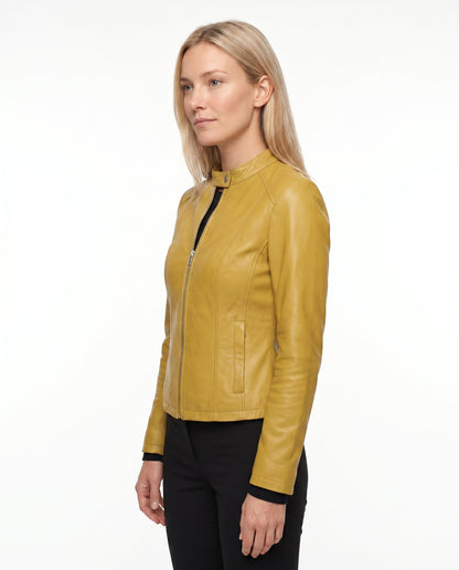 Women's Slim Fit Biker Jacket