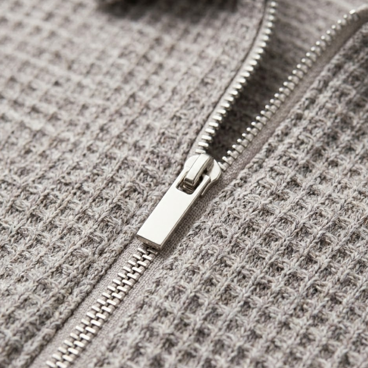 Men's Zip Up Half Zip Polo Shirt
