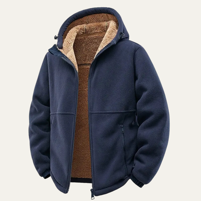 Men's Zip Up Hooded Winter Coat