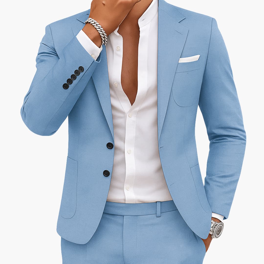Men's Blue Blazer in Blue