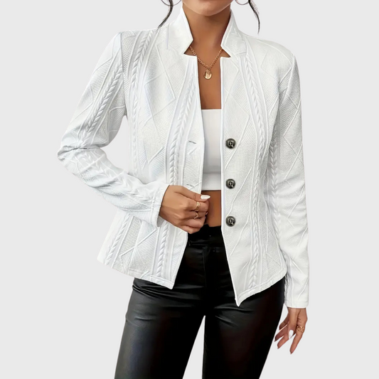 Women's Tailored Blazer in White