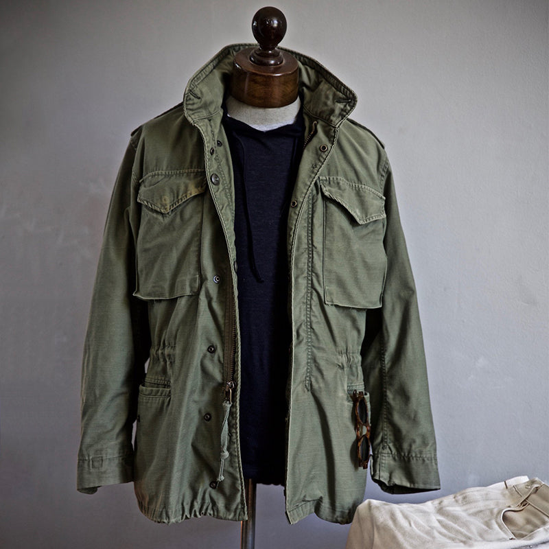 Men's Army Green Winter Coat in Army Green