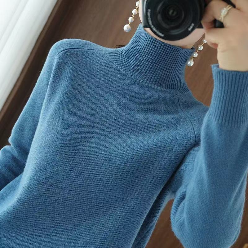 Women's Knitted Roll Neck Long Sleeve Jumper view 5