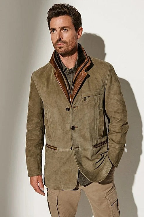 Men's Khaki Casual Blazer