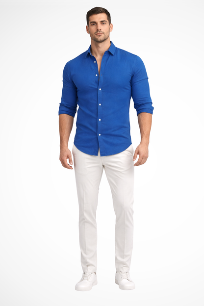 Men's Long Sleeve Relaxed Fit Shirt view 5