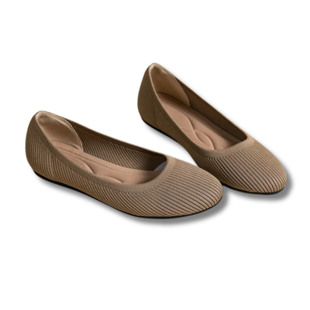 Women's Black Walking Shoes in Khaki
