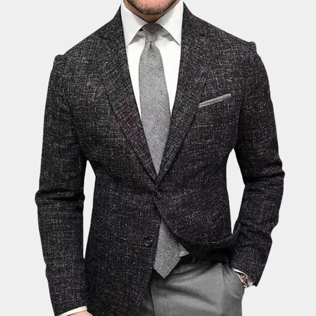 Men's Checked Tailored Blazer