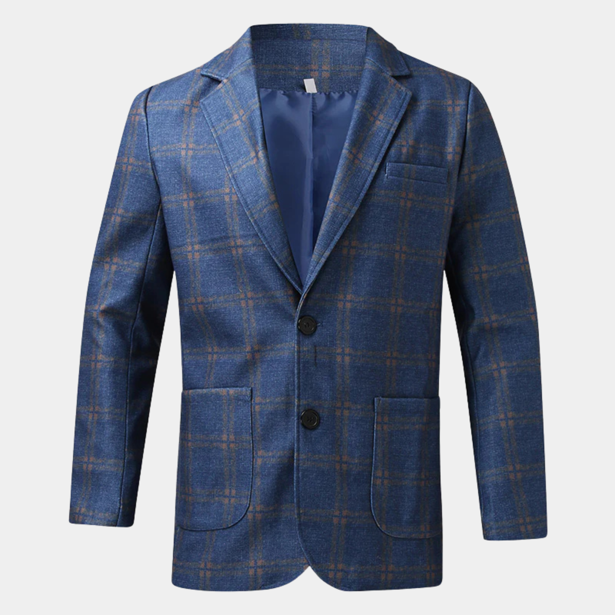 Men's Checked Tailored Blazer