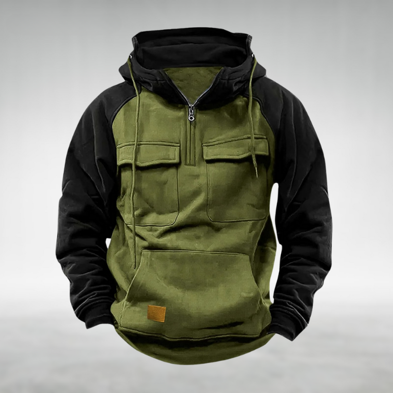 Men's Knitted Utility Hoodie view 2